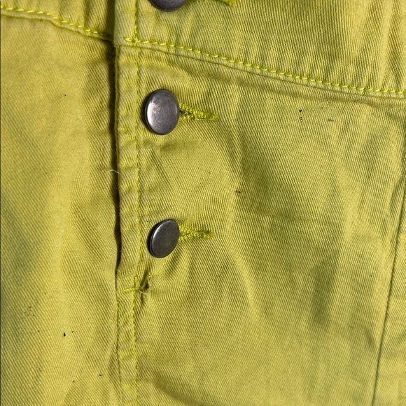 BDG High Waist Yellow Women's Shorts - Picture 4 of 9